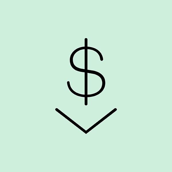 icon for low price
